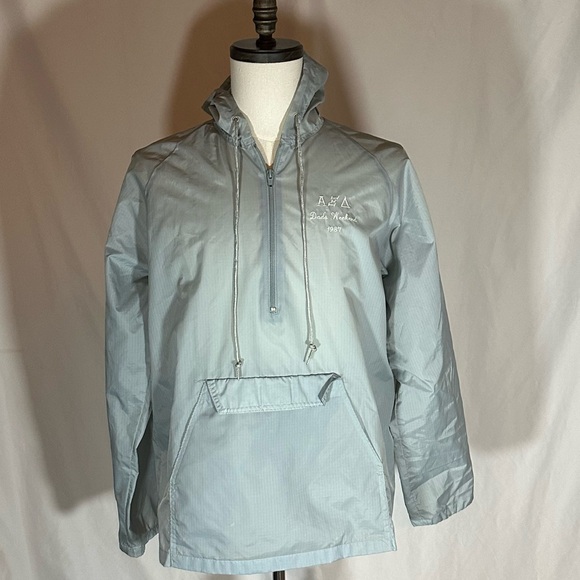 Vintage BTR Sport Rain Pull-Over 1/4 Zip 1987 Sorority Nylon Father’s Day Dad - Picture 2 of 9